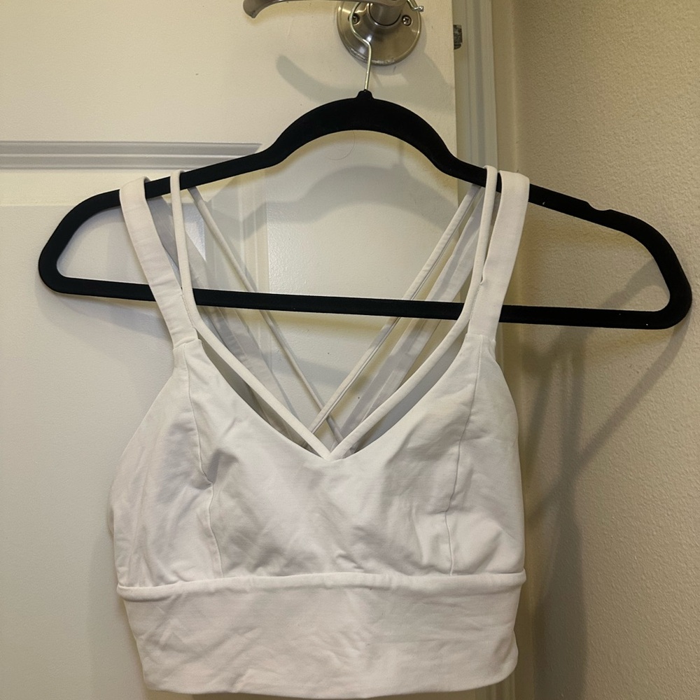 lululemon athletica White Strappy Sports Bra